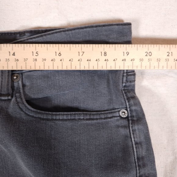 Levis 513 Jeans Mens Label Size 38x32 (~31) Slim Straight Denim Pants Casual - Picture 3 of 16